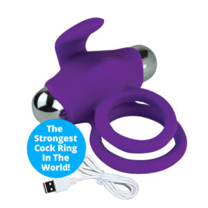 Supercharged USB Vibrating Cock Ring
